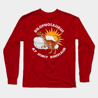 My Dilophosaurus Dinosaur Spirit Design Long Sleeve T-Shirt